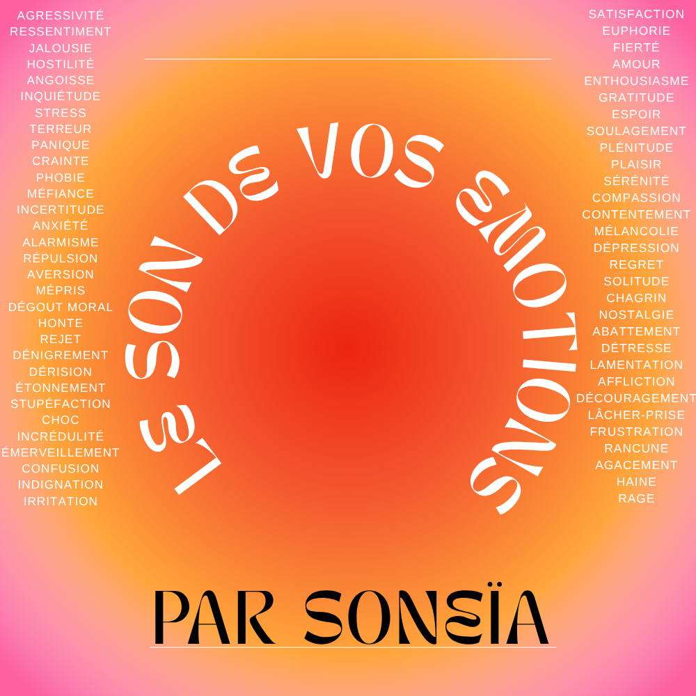 Chanson personnalisée "Le son de vos émotions"